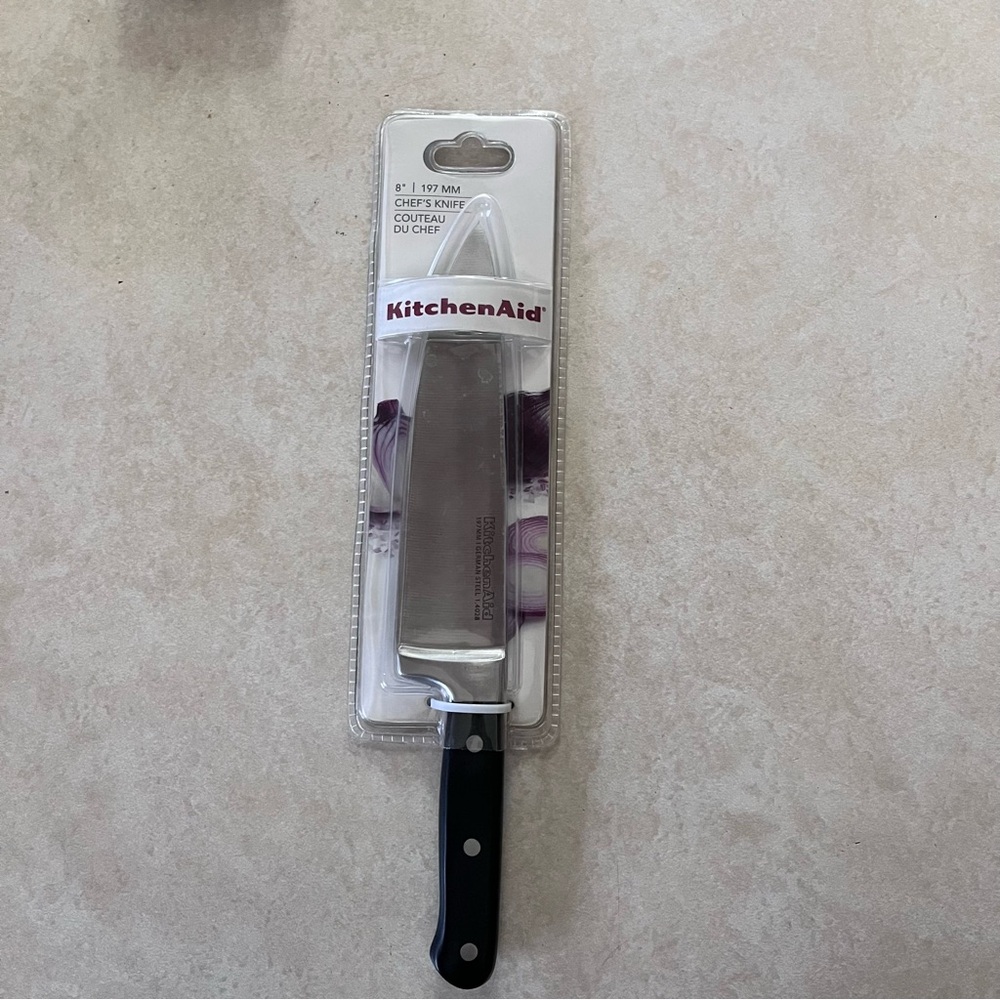 KitchenAid Forged German Stainless Steel 8-Inch Triple Rivet Chef’s Knife NWT - Picture 3 of 6
